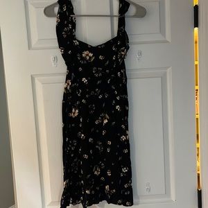 Wild fable black floral dress